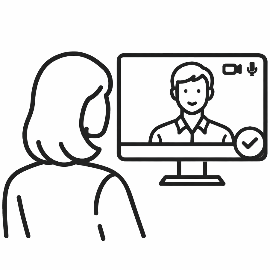 Persönlich oder Virtuell logo